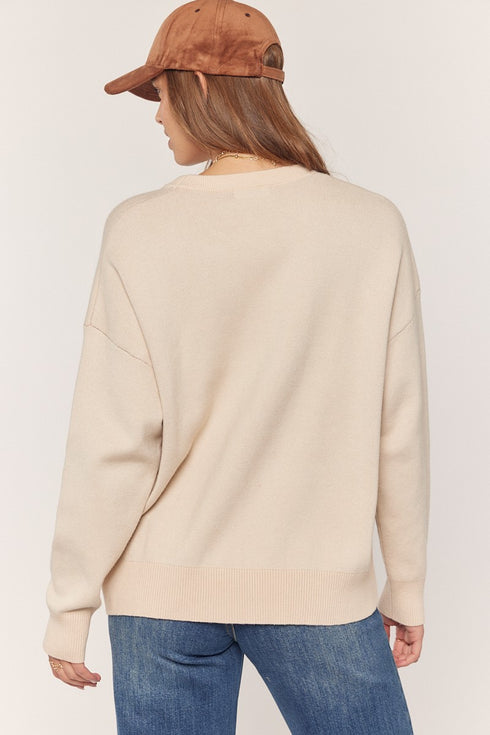 FOOTBALL JACQUARD SWEATER